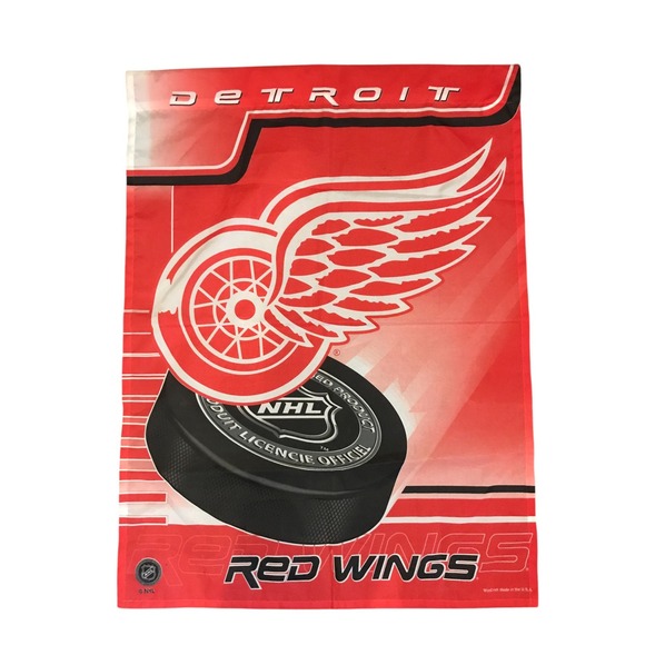 Detroit Red Wings NHL Hockey Wincraft Sports Banner Flag Official Licensed 37x28 - Picture 1 of 3